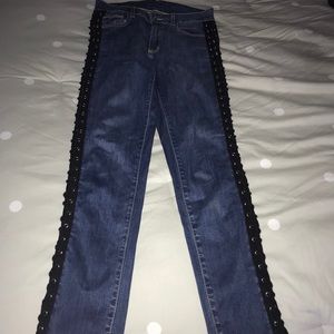 CARMAR Lace Up Jeans